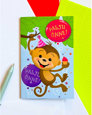 Hallmark Card Little monkey