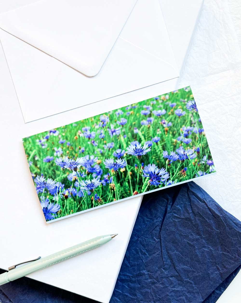 Pocket Card Cornflowers