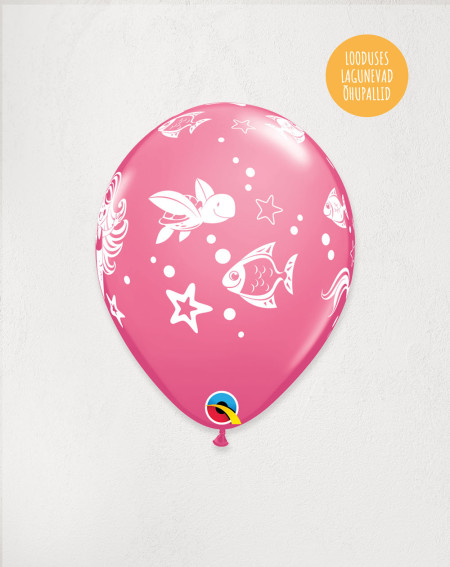 Latex Balloon Pink mermaid - Agapics