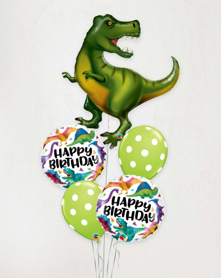 Big Balloon Bouquet Birthday Dinosaurs 107cm