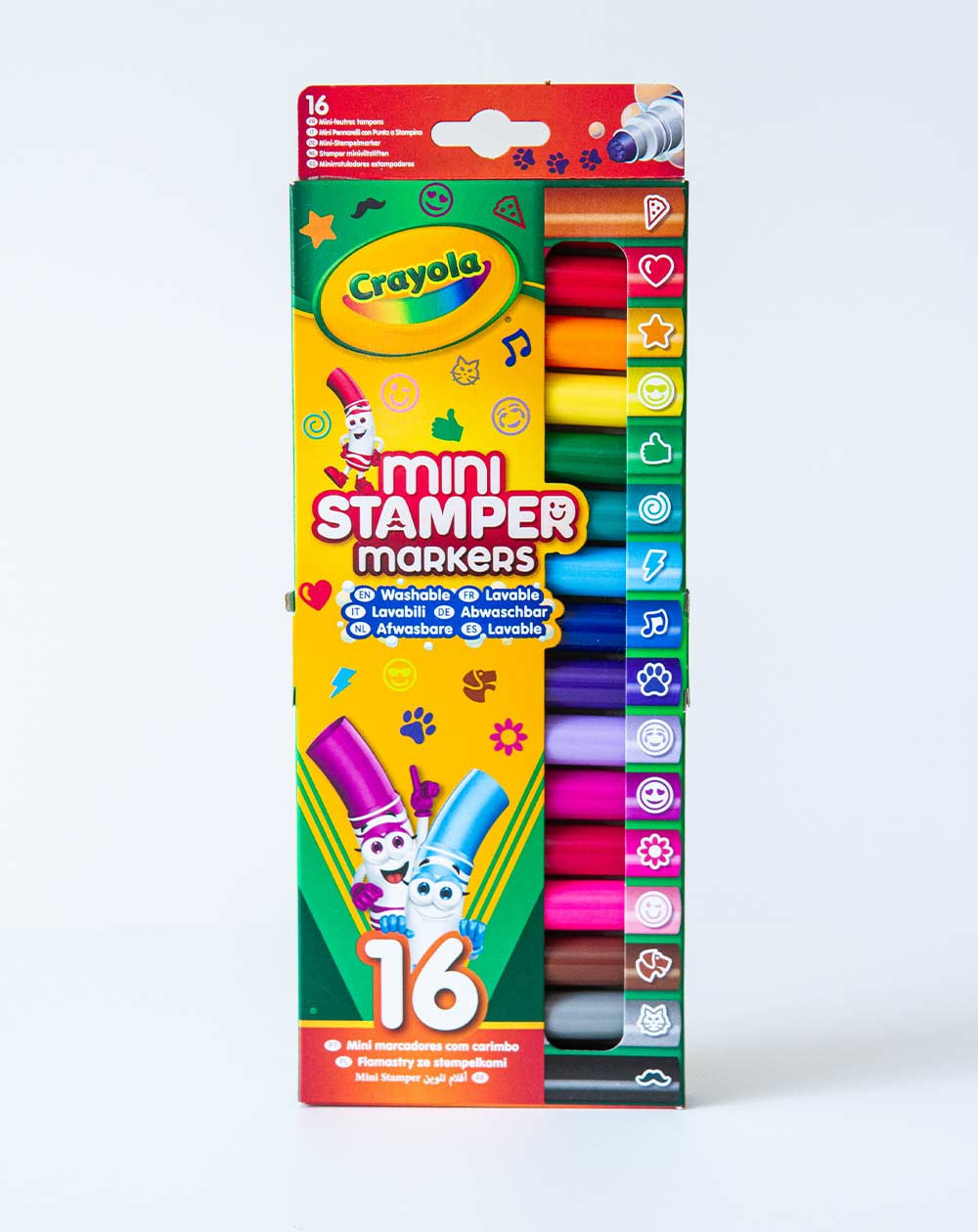 Crayola Pestavad minimarkerid templiotsaga 16tk - Tagasi kooli vahendid - Agapics