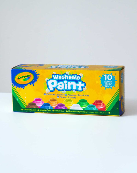 Crayola Pestavad värvid pudelis 10 värvi - Koolitooted - Agapics