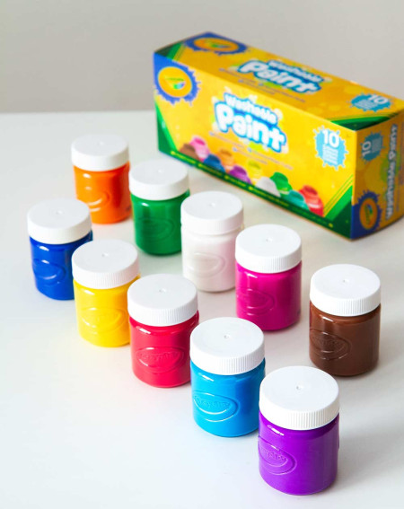 Crayola Pestavad värvid pudelis 10 värvi - Koolitooted - Agapics