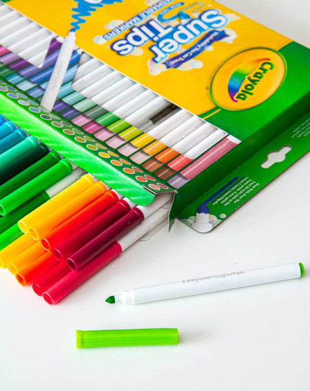 Crayola Pestavad markerid 50tk - Koolitarbed lastele - Agapics