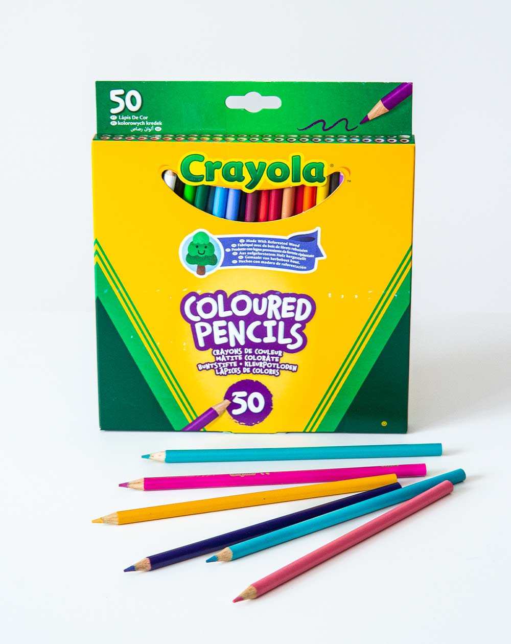 Crayola Värvipliiatsid 50tk - Koolitarbed lastele - Agapics