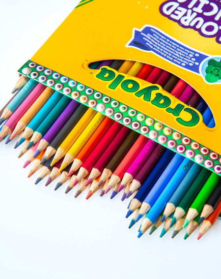 Crayola Värvipliiatsid 50tk - Koolitarbed lastele - Agapics