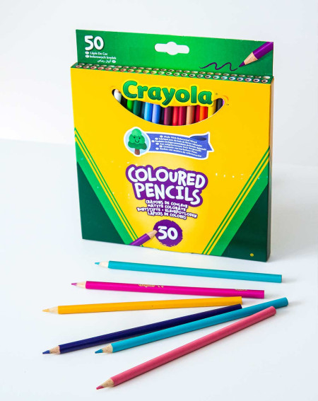 Crayola Värvipliiatsid 50tk - Koolitarbed lastele - Agapics