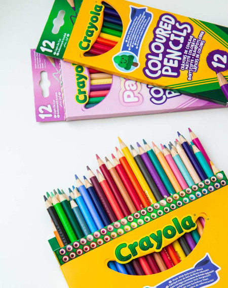 Crayola Värvipliiatsid 50tk - Koolitarbed lastele - Agapics