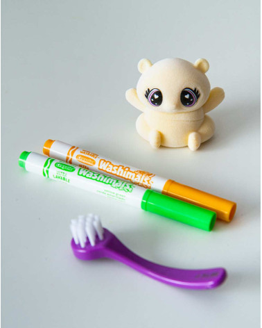 Crayola Washimals pastelne loomake kollane - Sünnipäevaks kink - Agapics