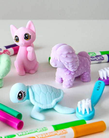 Crayola Washimals pastelne loomake lilla kutsikas - Lastele kingitused - Agapics