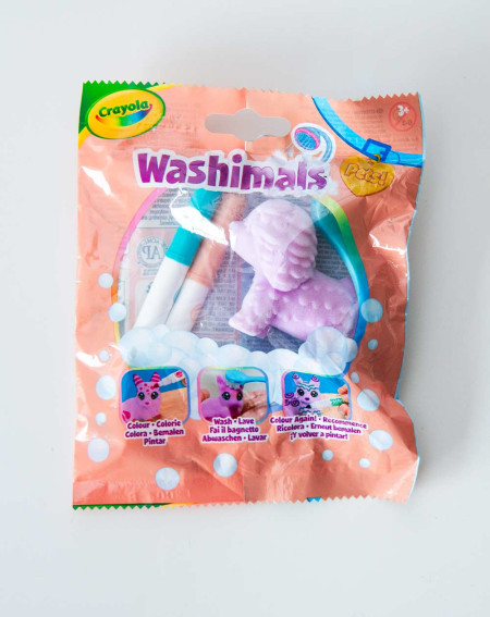 Crayola Washimals pastelne loomake lilla kutsikas - Lastele kingitused - Agapics