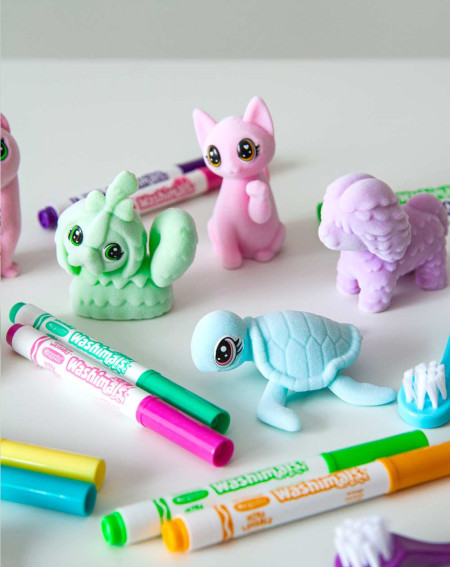 Crayola Washimals pastelne loomake lilla kutsikas - Lastele kingitused - Agapics