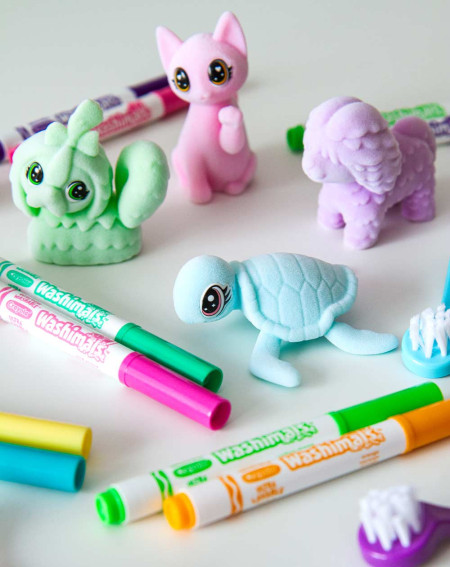 Crayola Washimals pastelne loomake sinine kilpkonn - Lastekingid - Agapics