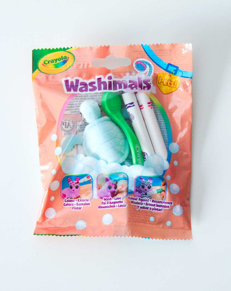 Crayola Washimals pastelne loomake sinine kilpkonn - Lastekingid - Agapics