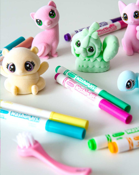 Crayola Washimals Pastel Pet green puppy - Gifts for kids - Agapics