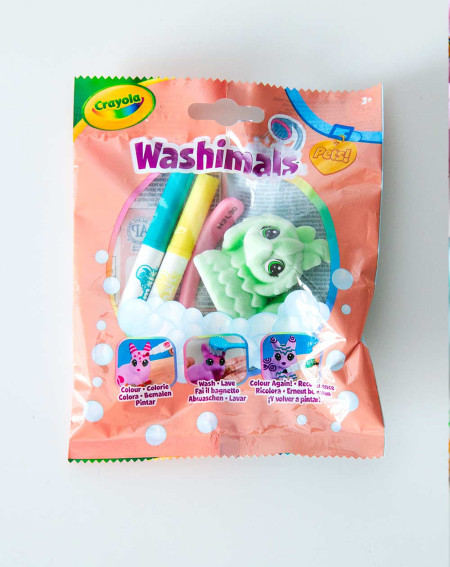 Crayola Washimals Pastel Pet green puppy - Gifts for kids - Agapics