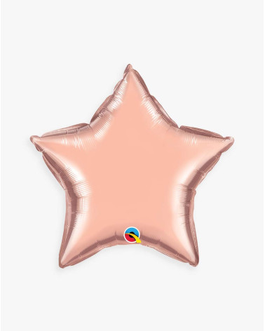 Balloon Rose Gold Star