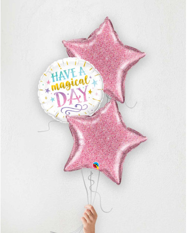 Balloon Bouquet pink stars Magical Day!
