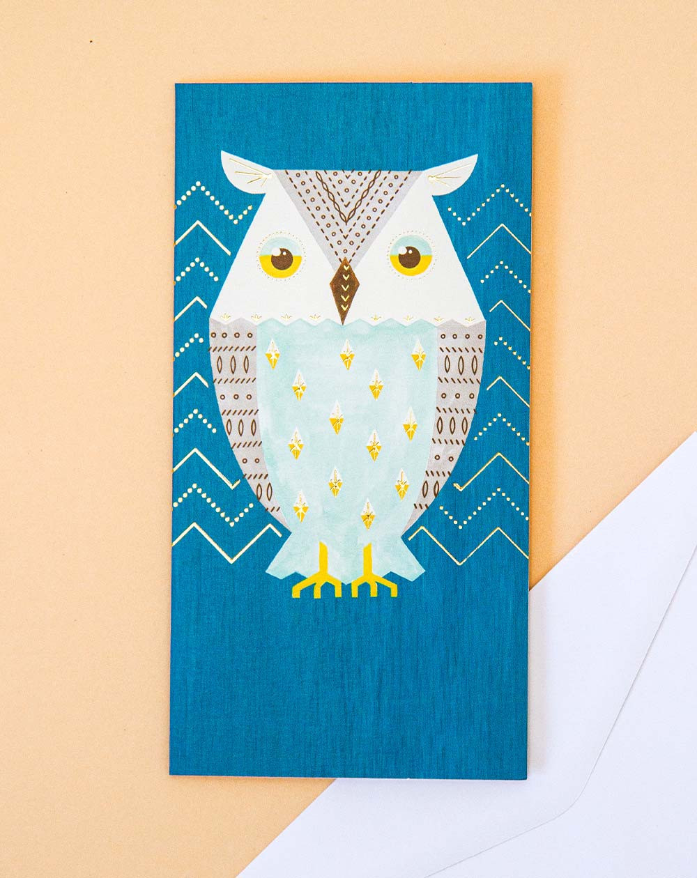 Pocket Card Owl - School graduation greetings - Agapics