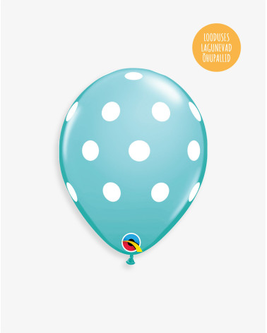 Latex Balloon Dots turquoise