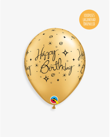 Latex Balloon HB golden