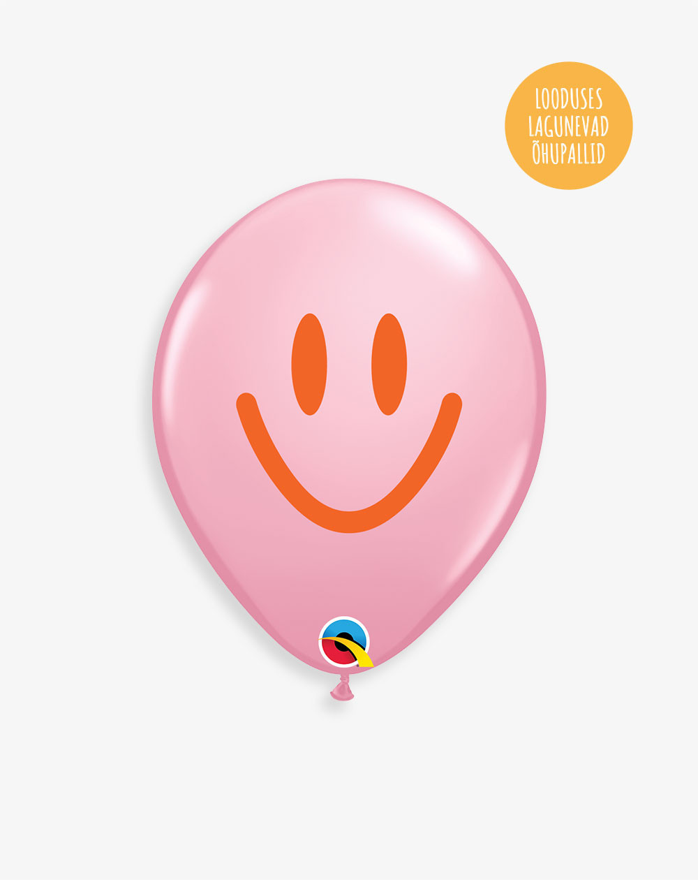 Lateks Balloon Smiling pink