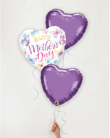 Balloon Bouquet Happy Mother´s Day purple
