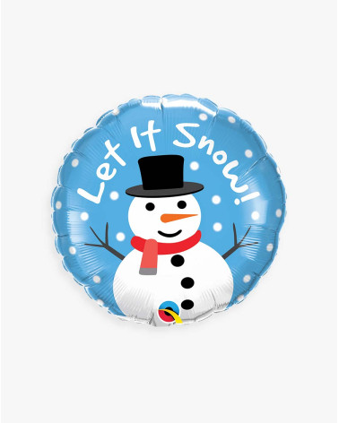 Foil Balloon Snowman