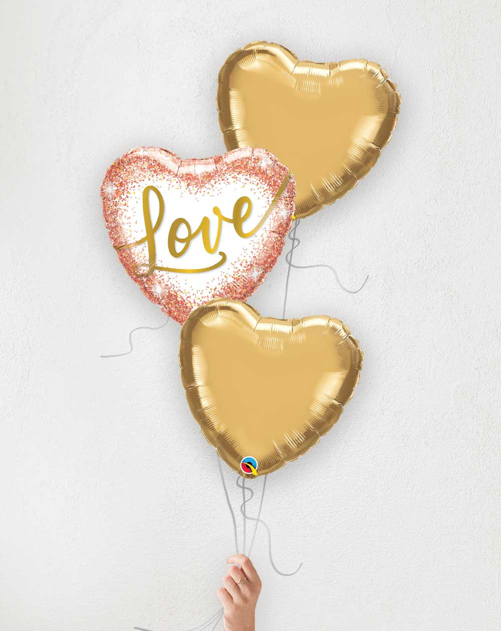 Balloon Bouquet Golden Love