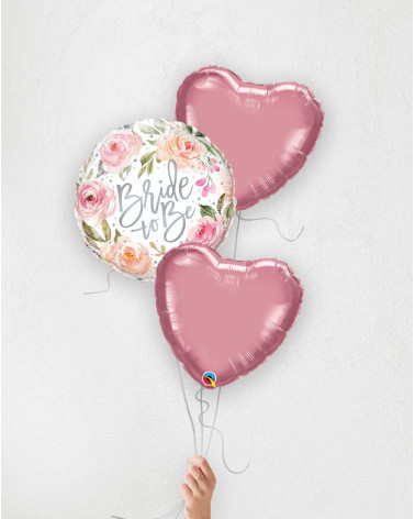 Balloon Bouquet Bride To Be pink