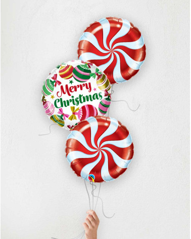 Balloon Bouquet Merry Christmas candy