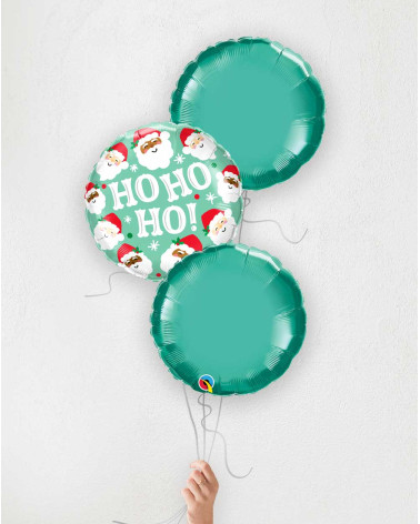 Balloon Bouquet HO-HO-HO green