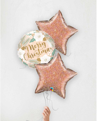 Balloon Bouquet Glitter Christmas