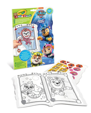 Crayola MiniKids Colours & Shapes Sticker Activities Paw Patrol - Agapics
