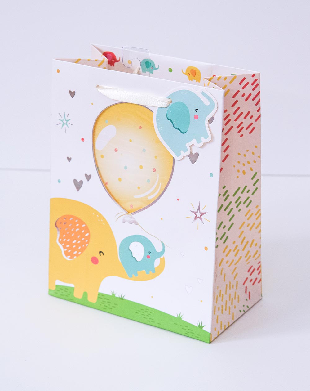 Medium Gift Bag M Elephant and balloon