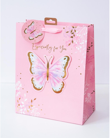 Large Gift Bag L Butterfly