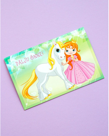 Card Little princess and pony