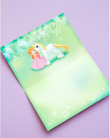 Card Little princess and pony