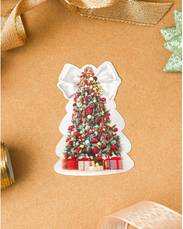 Small Christmas Gift Bag Card Christmas Tree