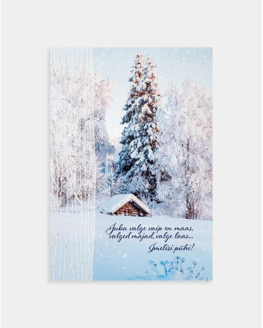 Hallmark Christmas one page postcard Winter nature