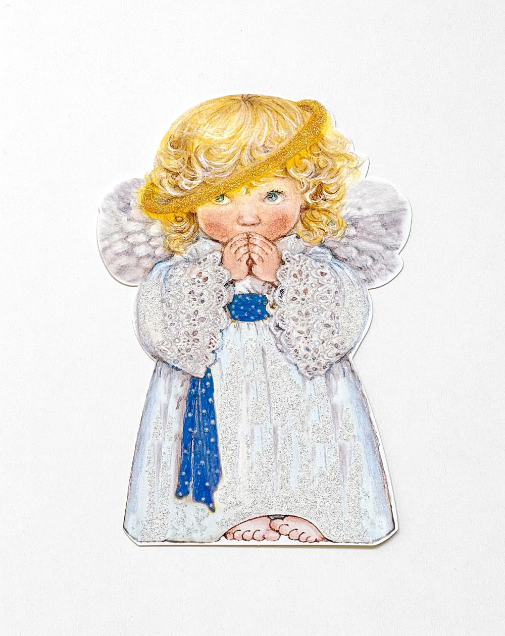 Christmas one page postcard Angel