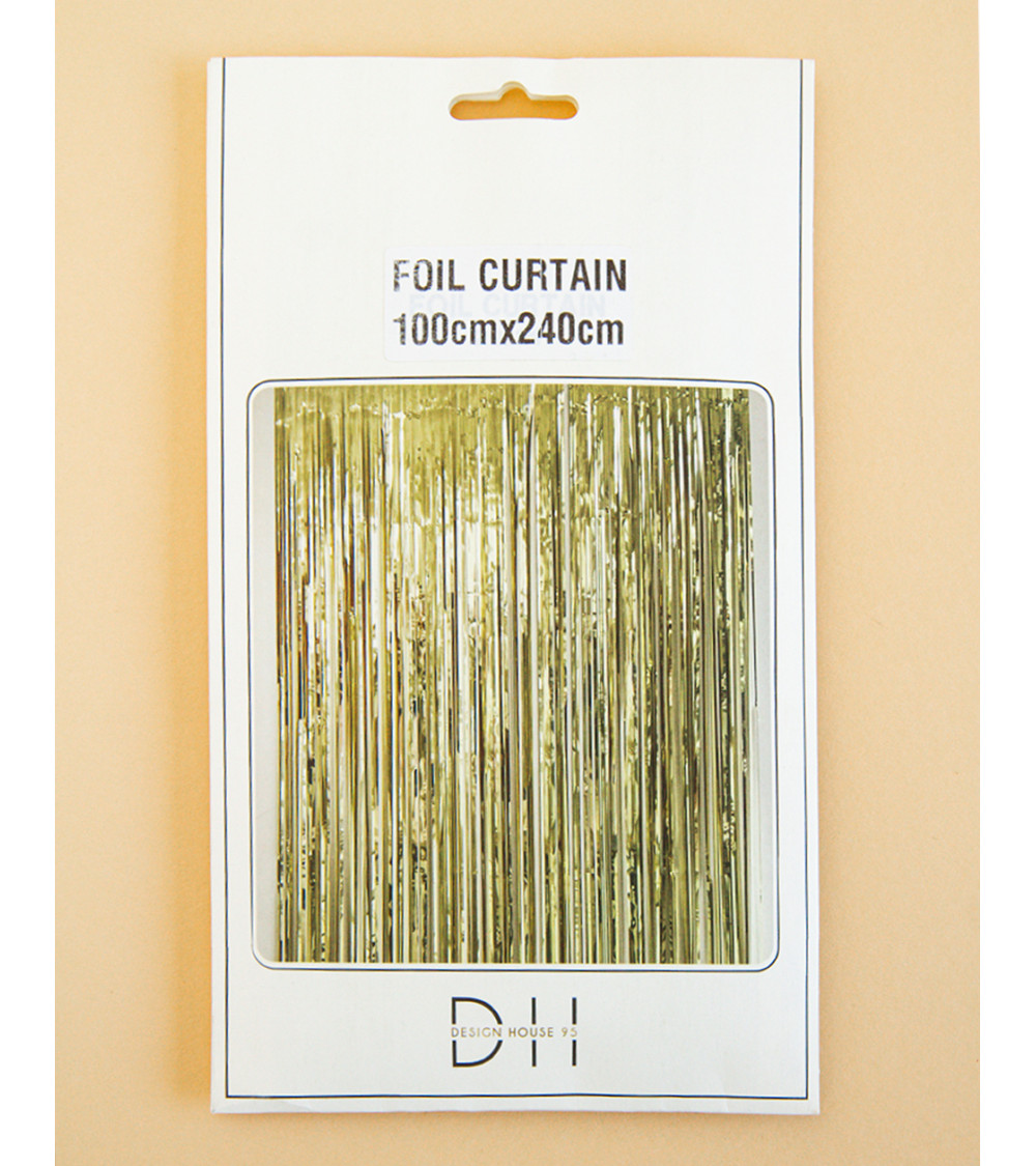 Foil Curtain Gold 2,4m