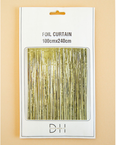 Foil Curtain Gold 2,4m