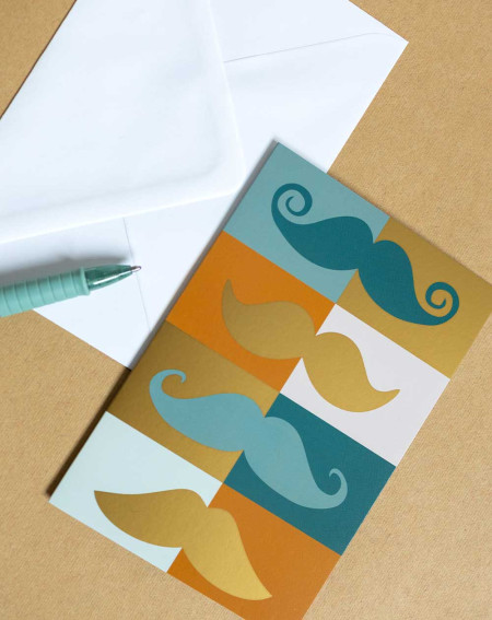 Hallmark Card Mustache