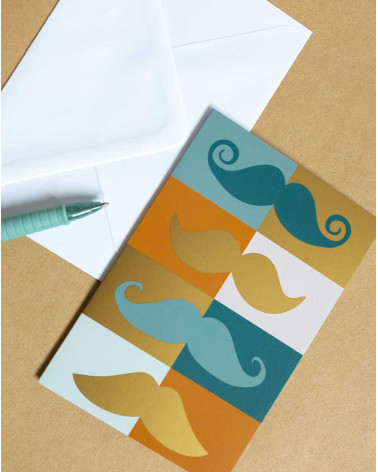 Hallmark Card Mustache