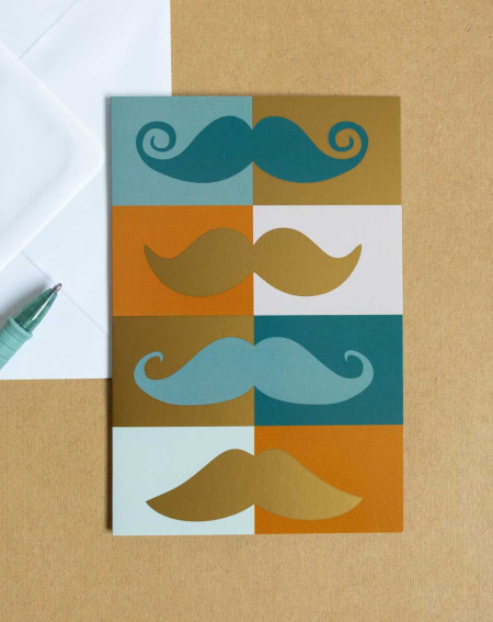 Hallmark Card Mustache