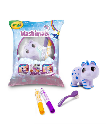 Crayola Washimals pastelne loomake lilla loomake