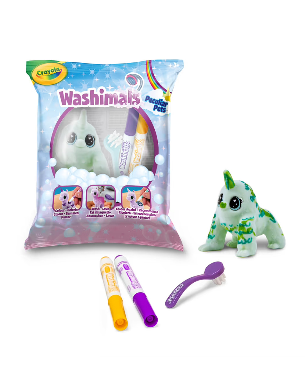 Crayola Washimals Pastel Pet green