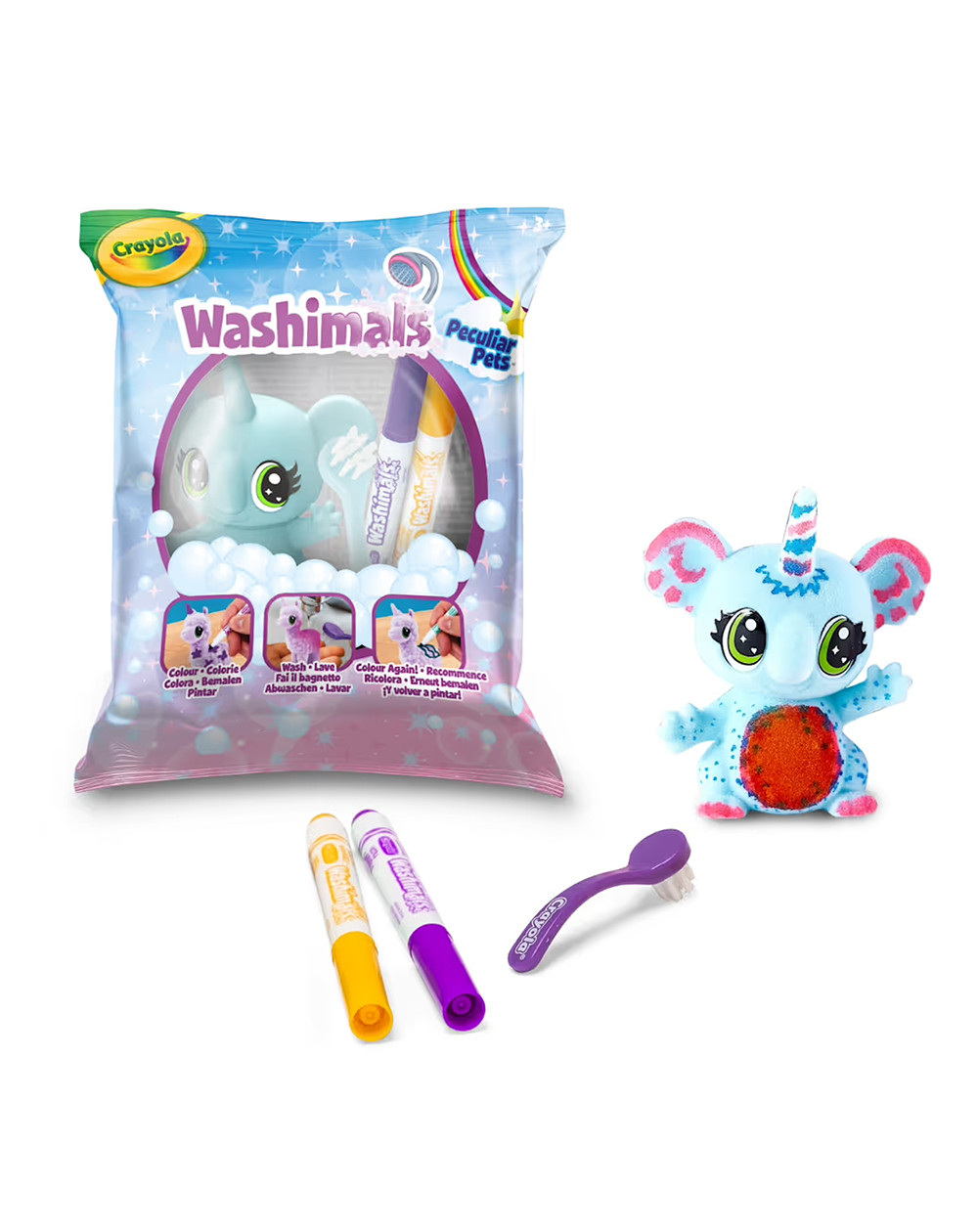 Crayola Washimals pastelne loomake sinine koaala