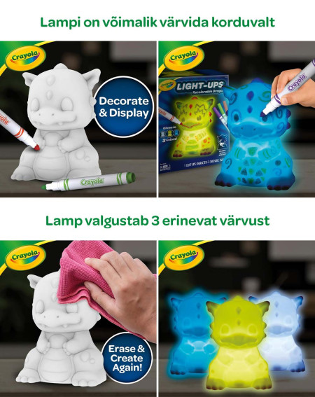 Crayola Värvitav lamp Draakon